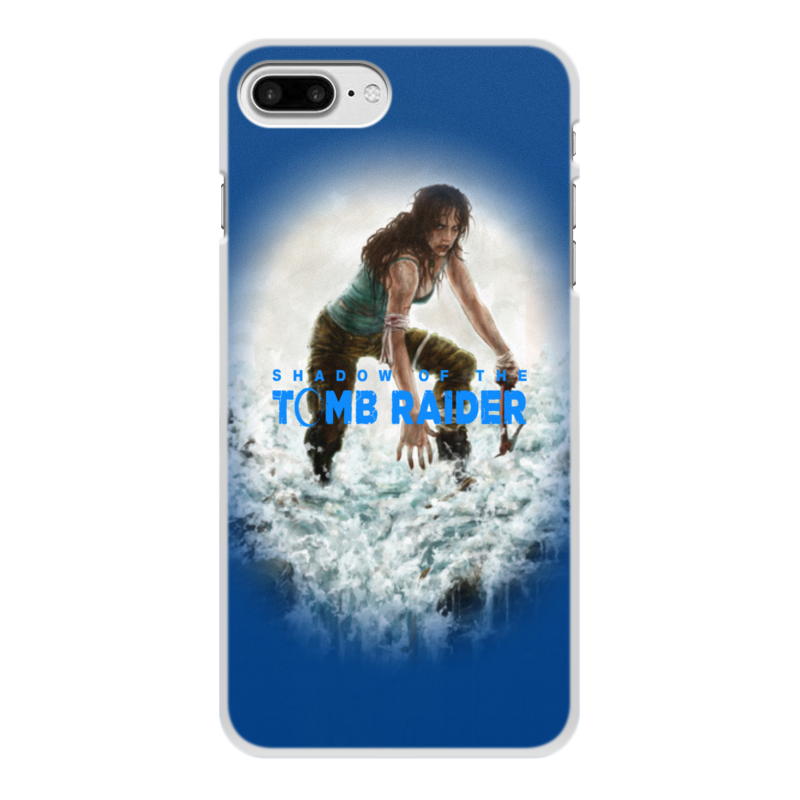 Printio Чехол для iPhone 7 Plus, объёмная печать Tomb raider