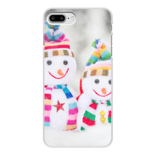 Заказать чехол для iPhone 7/7 Plus в Москве. Чехол для iPhone 7 Plus, объёмная печать Снеговик от THE_NISE  - готовые дизайны и нанесение принтов.