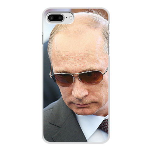 Заказать чехол для iPhone 7/7 Plus в Москве. Чехол для iPhone 7 Plus, объёмная печать ПУТИН. ПОЛИТИКА от robus - готовые дизайны и нанесение принтов.