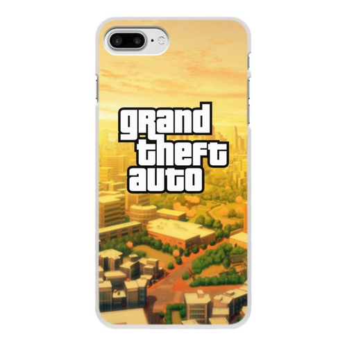 Заказать чехол для iPhone 7/7 Plus в Москве. Чехол для iPhone 7 Plus, объёмная печать Grand Theft Auto от THE_NISE  - готовые дизайны и нанесение принтов.