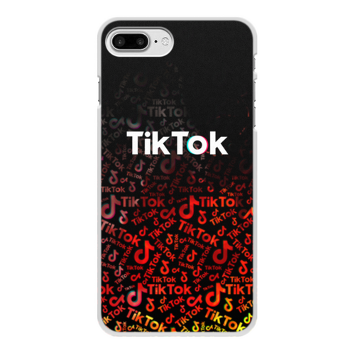 Заказать чехол для iPhone 7/7 Plus в Москве. Чехол для iPhone 7 Plus, объёмная печать Tik Tok от THE_NISE  - готовые дизайны и нанесение принтов.