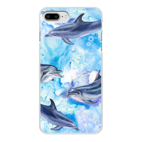 Заказать чехол для iPhone 7/7 Plus в Москве. Чехол для iPhone 7 Plus, объёмная печать Дельфины от THE_NISE  - готовые дизайны и нанесение принтов.