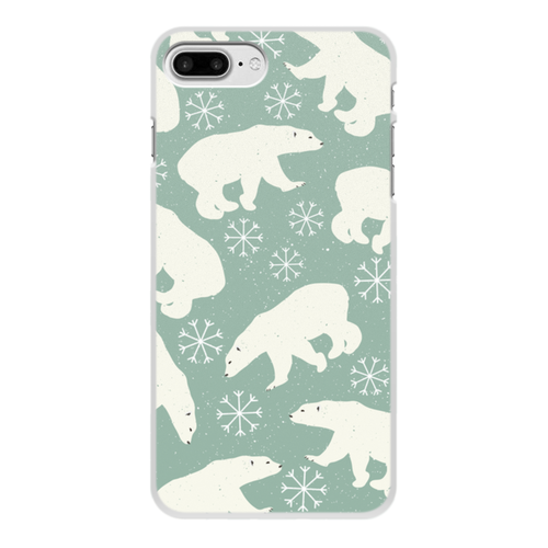 Заказать чехол для iPhone 7/7 Plus в Москве. Чехол для iPhone 7 Plus, объёмная печать белый медведь от THE_NISE  - готовые дизайны и нанесение принтов.