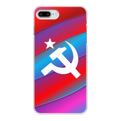 Заказать чехол для iPhone 7/7 Plus в Москве. Чехол для iPhone 7 Plus, объёмная печать Советский Союз от THE_NISE  - готовые дизайны и нанесение принтов.