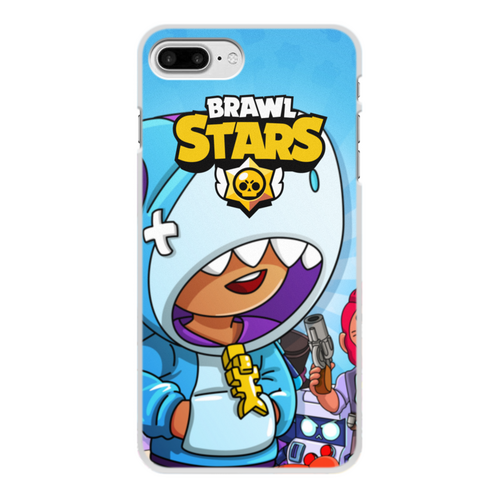 Заказать чехол для iPhone 7/7 Plus в Москве. Чехол для iPhone 7 Plus, объёмная печать BRAWL STARS LEON от geekbox - готовые дизайны и нанесение принтов.