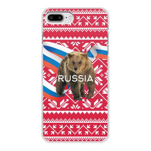 Заказать чехол для iPhone 7/7 Plus в Москве. Чехол для iPhone 7 Plus, объёмная печать Russia от THE_NISE  - готовые дизайны и нанесение принтов.
