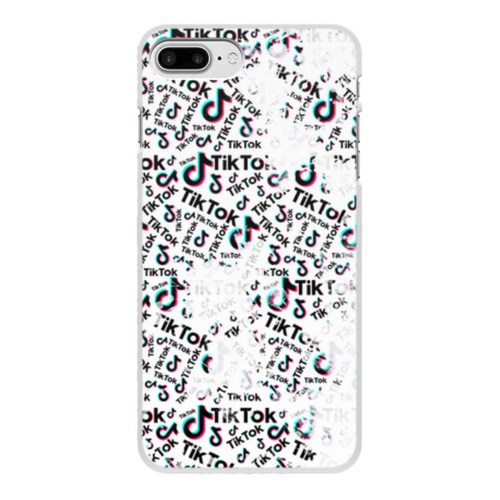 Заказать чехол для iPhone 7/7 Plus в Москве. Чехол для iPhone 7 Plus, объёмная печать Tik Tok от THE_NISE  - готовые дизайны и нанесение принтов.