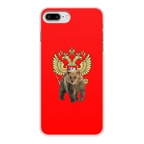 Заказать чехол для iPhone 7/7 Plus в Москве. Чехол для iPhone 7 Plus, объёмная печать Герб России от THE_NISE  - готовые дизайны и нанесение принтов.