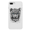 Заказать чехол для iPhone 7/7 Plus в Москве. Чехол для iPhone 7 Plus, объёмная печать Белый тигр от ISliM - готовые дизайны и нанесение принтов.