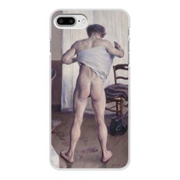Заказать чехол для iPhone 7/7 Plus в Москве. Чехол для iPhone 7 Plus, объёмная печать Мужчина в ванной (картина Кайботта) от trend - готовые дизайны и нанесение принтов.