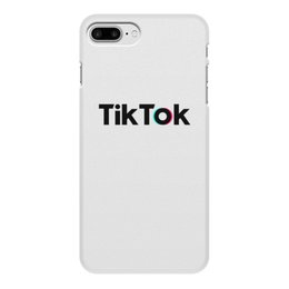Заказать чехол для iPhone 7/7 Plus в Москве. Чехол для iPhone 7 Plus, объёмная печать TikTok  от DESIGNER   - готовые дизайны и нанесение принтов.