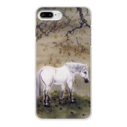 Заказать чехол для iPhone 7/7 Plus в Москве. Чехол для iPhone 7 Plus, объёмная печать Белая лошадь (Гао Цифэн) от trend - готовые дизайны и нанесение принтов.