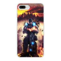 Заказать чехол для iPhone 7/7 Plus в Москве. Чехол для iPhone 7 Plus, объёмная печать Gears of War  от THE_NISE  - готовые дизайны и нанесение принтов.