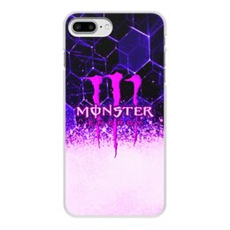 Заказать чехол для iPhone 7/7 Plus в Москве. Чехол для iPhone 7 Plus, объёмная печать Monster Energy от THE_NISE  - готовые дизайны и нанесение принтов.