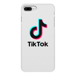 Заказать чехол для iPhone 7/7 Plus в Москве. Чехол для iPhone 7 Plus, объёмная печать TikTok  от DESIGNER   - готовые дизайны и нанесение принтов.
