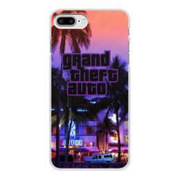 Заказать чехол для iPhone 7/7 Plus в Москве. Чехол для iPhone 7 Plus, объёмная печать Grand Theft Auto от THE_NISE  - готовые дизайны и нанесение принтов.