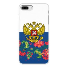 Заказать чехол для iPhone 7/7 Plus в Москве. Чехол для iPhone 7 Plus, объёмная печать Хохлома от THE_NISE  - готовые дизайны и нанесение принтов.