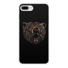 Заказать чехол для iPhone 7/7 Plus в Москве. Чехол для iPhone 7 Plus, объёмная печать Пёстрый медведь от ISliM - готовые дизайны и нанесение принтов.