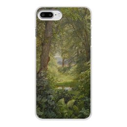Заказать чехол для iPhone 7/7 Plus в Москве. Чехол для iPhone 7 Plus, объёмная печать Лесной пейзаж (Уильям Трост Ричардс) от trend - готовые дизайны и нанесение принтов.