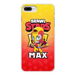 Заказать чехол для iPhone 7/7 Plus в Москве. Чехол для iPhone 7 Plus, объёмная печать BRAWL STARS MAX от geekbox - готовые дизайны и нанесение принтов.