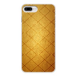 Заказать чехол для iPhone 7/7 Plus в Москве. Чехол для iPhone 7 Plus, объёмная печать золотой узор от THE_NISE  - готовые дизайны и нанесение принтов.