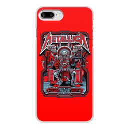 Заказать чехол для iPhone 7/7 Plus в Москве. Чехол для iPhone 7 Plus, объёмная печать Metallica от Leichenwagen - готовые дизайны и нанесение принтов.