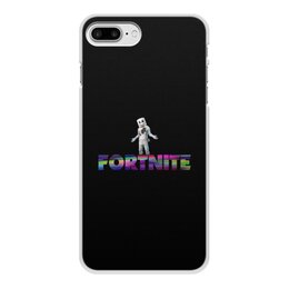 Заказать чехол для iPhone 7/7 Plus в Москве. Чехол для iPhone 7 Plus, объёмная печать Marshmello Fortnite от THE_NISE  - готовые дизайны и нанесение принтов.