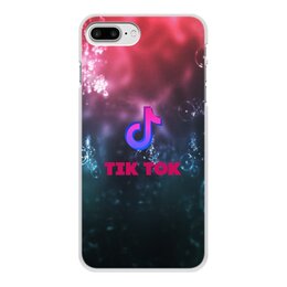 Заказать чехол для iPhone 7/7 Plus в Москве. Чехол для iPhone 7 Plus, объёмная печать Tik Tok от THE_NISE  - готовые дизайны и нанесение принтов.