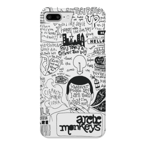 Заказать чехол для iPhone 7/7 Plus в Москве. Чехол для iPhone 7 Plus глянцевый Arctic Monkeys от geekbox - готовые дизайны и нанесение принтов.