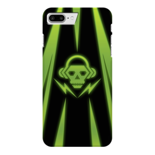 Заказать чехол для iPhone 7/7 Plus в Москве. Чехол для iPhone 7 Plus глянцевый Skull от Дмитрий - готовые дизайны и нанесение принтов.