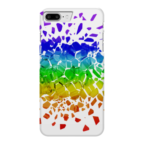 Заказать чехол для iPhone 7/7 Plus в Москве. Чехол для iPhone 7 Plus глянцевый Broken rainbow от FireFoxa - готовые дизайны и нанесение принтов.