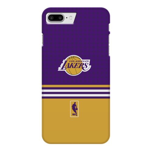 Заказать чехол для iPhone 7/7 Plus в Москве. Чехол для iPhone 7 Plus глянцевый Lakers case pro от alexabuzyarov - готовые дизайны и нанесение принтов.