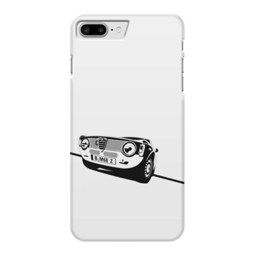 Заказать чехол для iPhone 7/7 Plus в Москве. Чехол для iPhone 7 Plus глянцевый Retro Alfa Romeo Racing от Mesk08 - готовые дизайны и нанесение принтов.