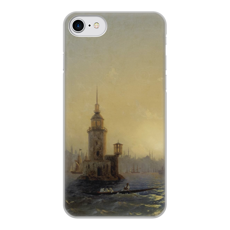 Printio Чехол для iPhone 8, объёмная печать Вид леандровой башни в константинополе