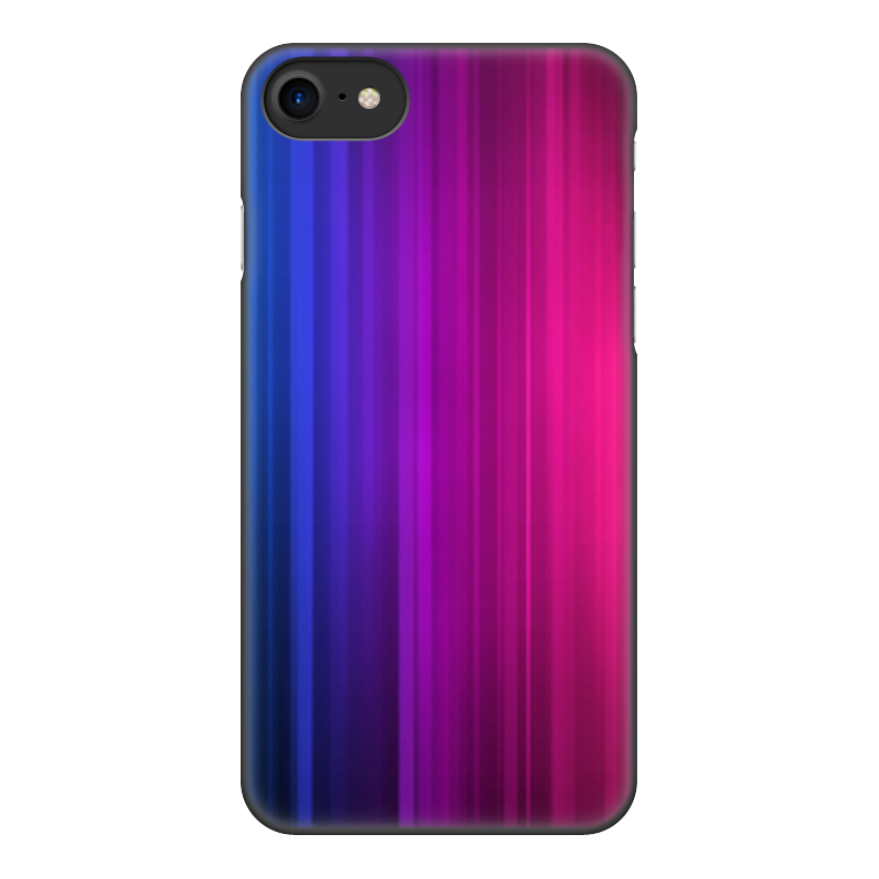 Printio Чехол для iPhone 8, объёмная печать Цветные полосы printio чехол для iphone x xs объёмная печать цветные полосы