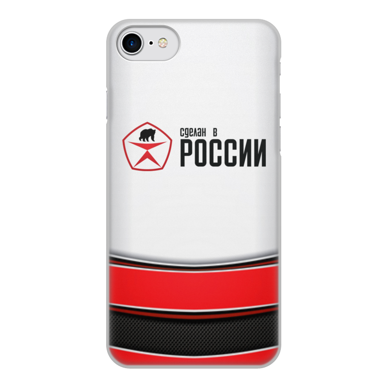 цена Printio Чехол для iPhone 8, объёмная печать Сделан в россии