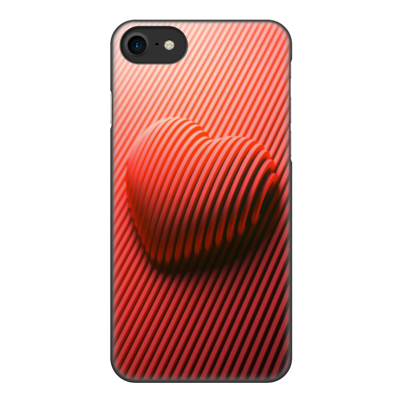Printio Чехол для iPhone 8, объёмная печать Сердце printio чехол для iphone 8 plus объёмная печать сердце