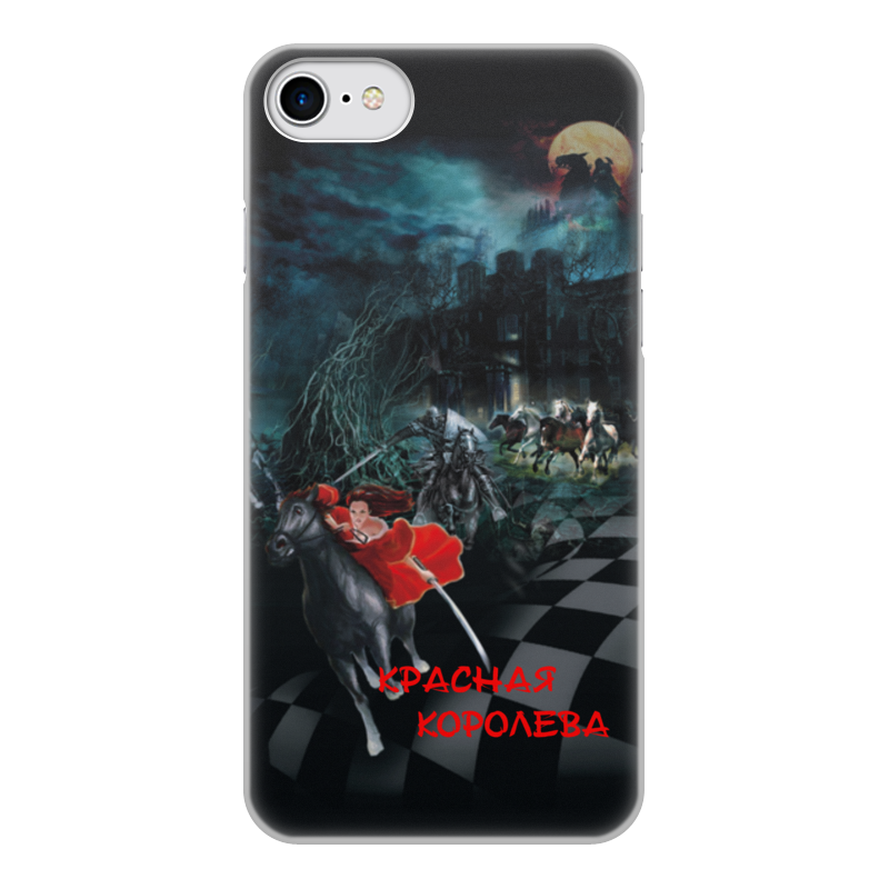 Printio Чехол для iPhone 8, объёмная печать Красная королева printio чехол для iphone 8 plus объёмная печать красная королева