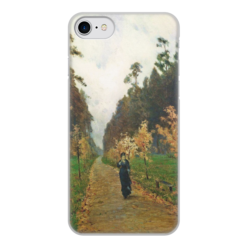 Printio Чехол для iPhone 8, объёмная печать Осенний день. сокольники (левитан)
