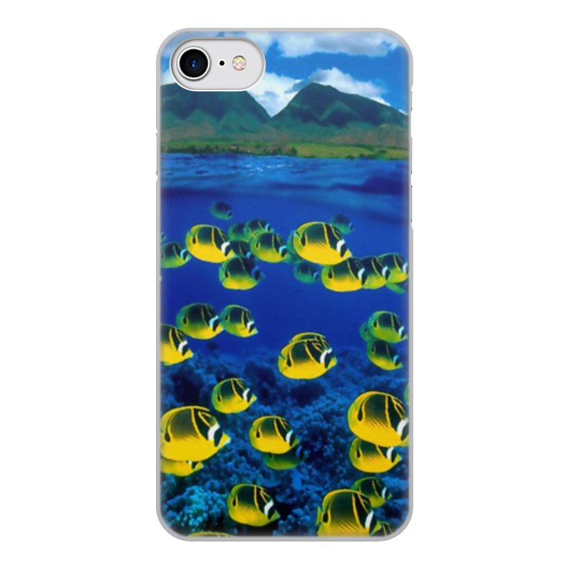 Printio Чехол для iPhone 8, объёмная печать Морской риф printio чехол для iphone 5 5s объёмная печать морской риф