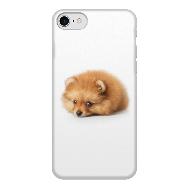 Printio Чехол для iPhone 8, объёмная печать Собачка printio чехол для iphone 8 объёмная печать собачка друг человека