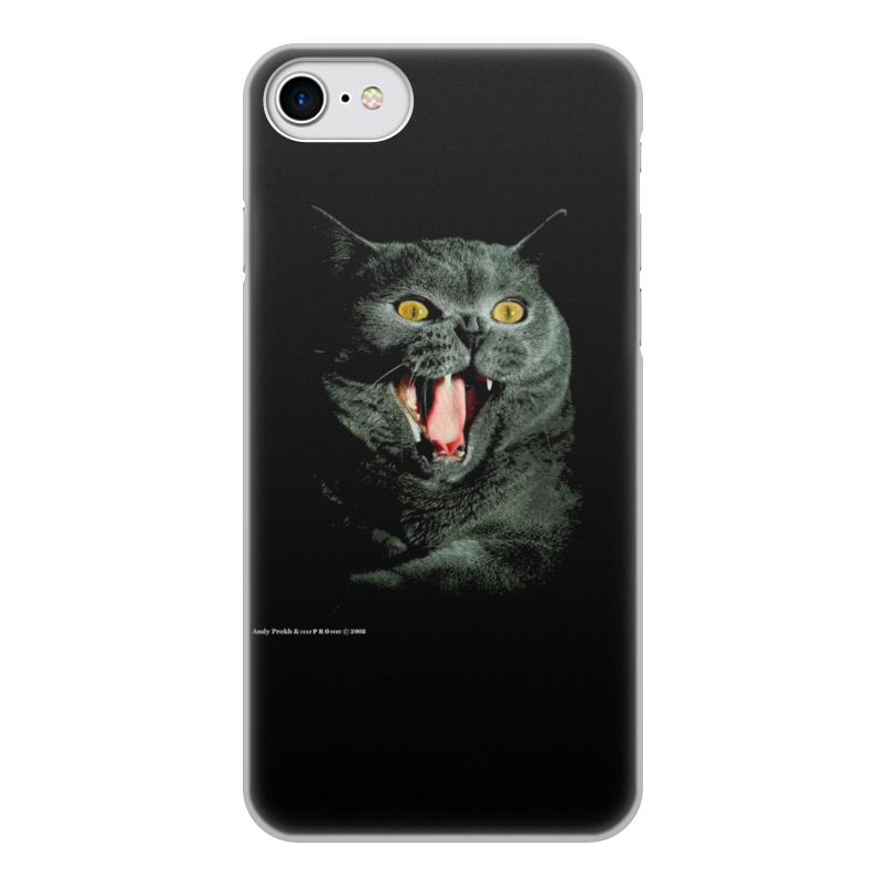 Printio Чехол для iPhone 8, объёмная печать Кошки. креатив цена и фото