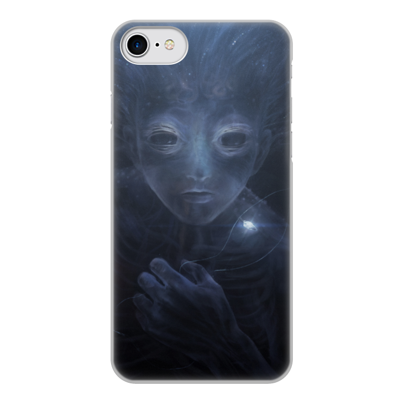 Printio Чехол для iPhone 8, объёмная печать Призрак глубокого моря printio чехол для samsung galaxy s7 объёмная печать призрак глубокого моря
