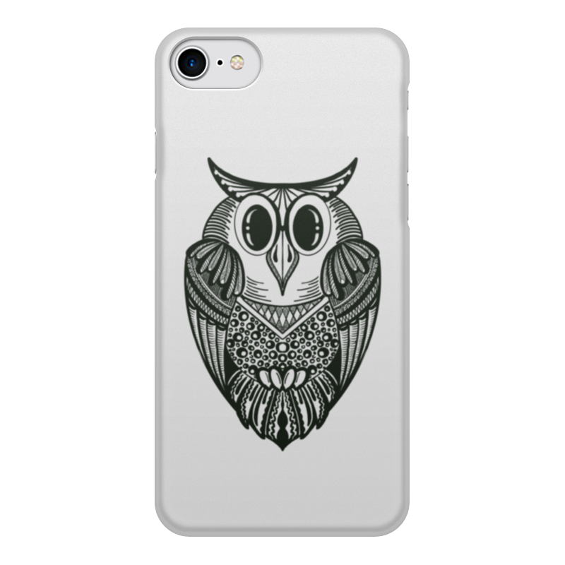 Printio Чехол для iPhone 8, объёмная печать Сова printio чехол для iphone 12 объёмная печать серебряная сова