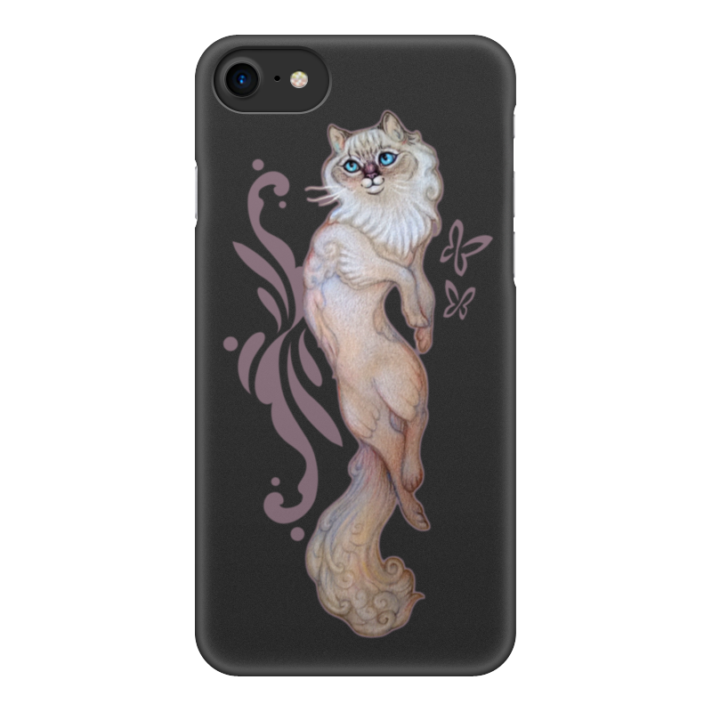 цена Printio Чехол для iPhone 8, объёмная печать Кошка рэгдолл