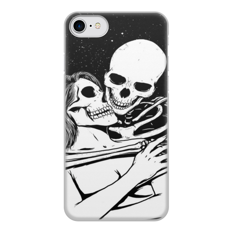 Printio Чехол для iPhone 8, объёмная печать Скелет
