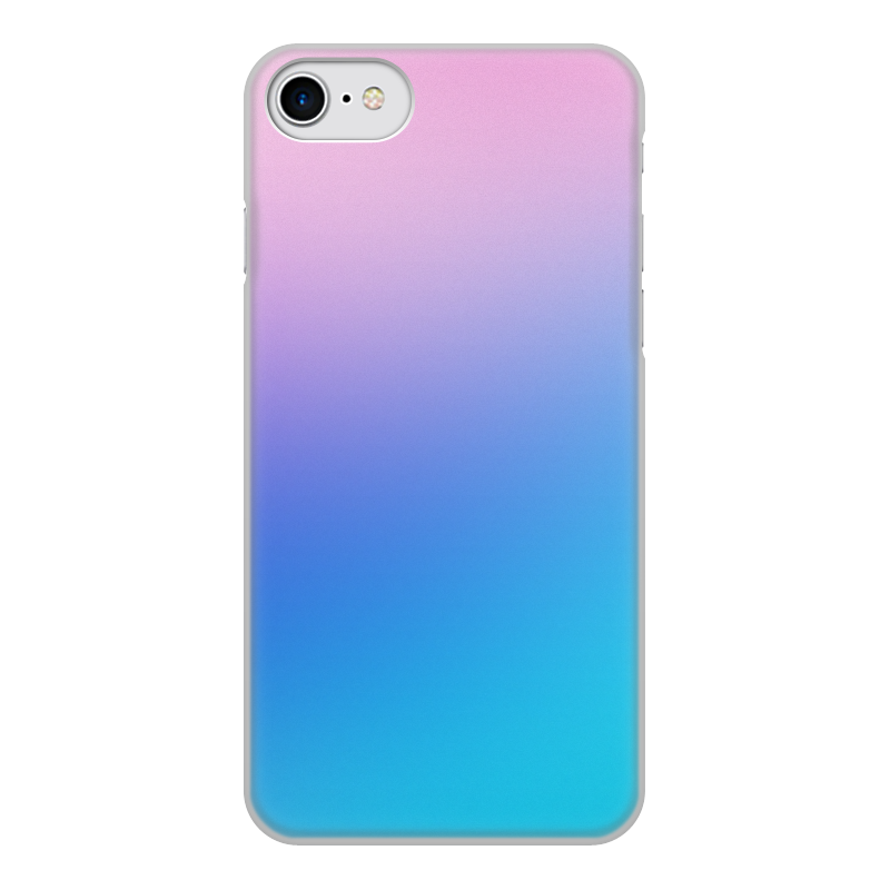 банка цветной градиент Printio Чехол для iPhone 8, объёмная печать Цветной градиент