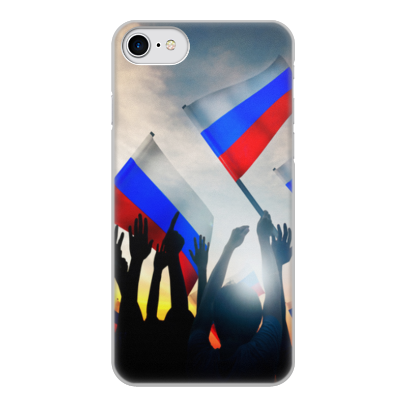 Printio Чехол для iPhone 8, объёмная печать Россия printio чехол для iphone 8 объёмная печать street fighter