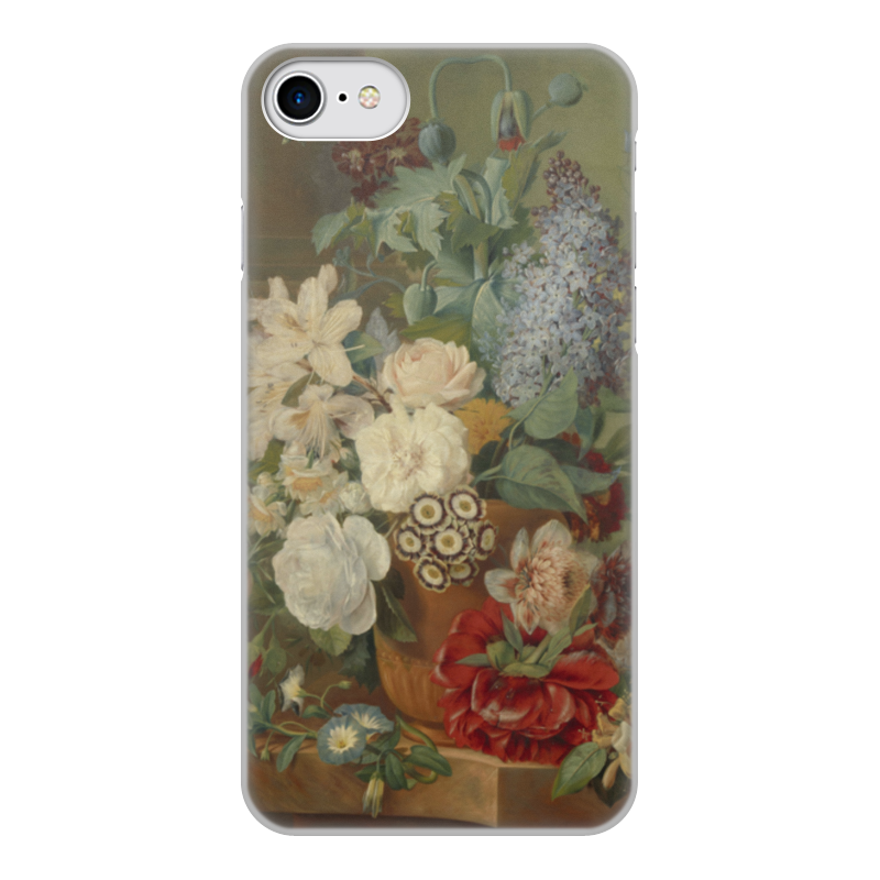 Printio Чехол для iPhone 8, объёмная печать Цветы в терракотовой вазе пазл castorland flowers in a vase b 52868 500 дет