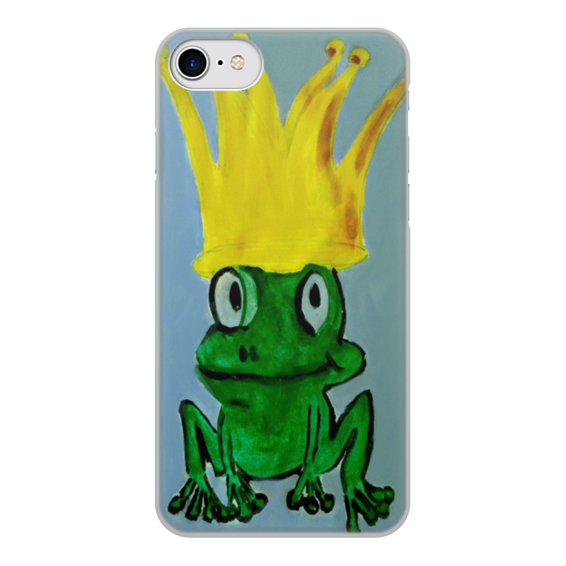 Printio Чехол для iPhone 8, объёмная печать Царевна сувенир лягушка я царевна гжель цвет микс